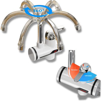 Robinet Chauffant Instantané Pro 3000W 360° – Affichage LED™